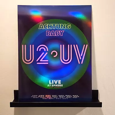 U2 UV Poster - Week 1 - Blue Foil Bullseye- Achtung Baby Live @ Sphere Las Vegas • $99.99