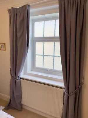 1 Pair  Laura Ashley Iris Curtains (2 Pairs Available) • £15