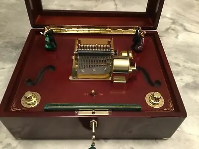 RARE MR Christmas Victorian Era Style 100 Tune Music Box • $48.88