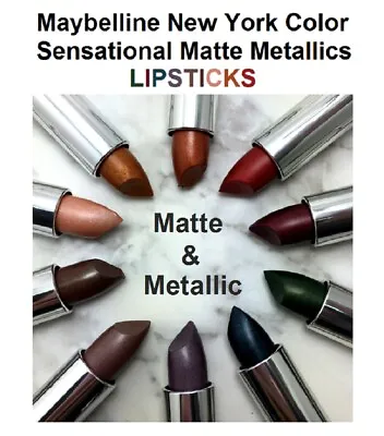 Maybelline New York Color Sensational Matte Metallics Lipstick • $8.75