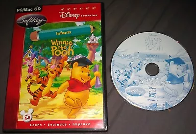 WINNIE THE POOH- INFANTS PC CD ROM 2003 COMPLETE Preschool Softkey • £2.39