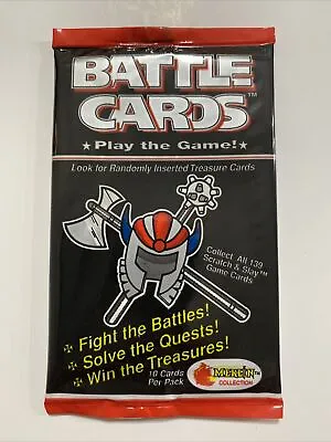 Steve Jackson’s Battle Cards Booster Pack CCG TCG Merlin Scratch Off Game New! • $3.20