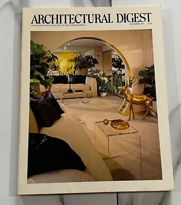 ARCHITECTURAL DIGEST Magazine November 1977 Lena Wertmuller • $7