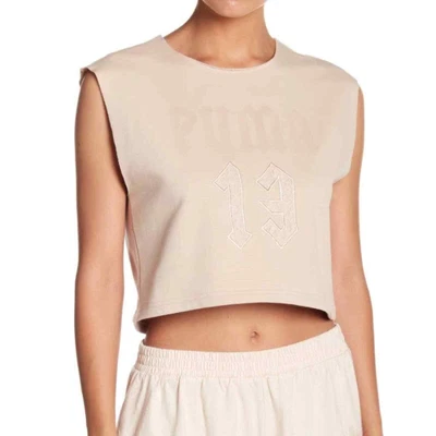 $46.35 • Buy Fenty Puma By Rihanna Pink Sleeveless Cropped Top Small NWT