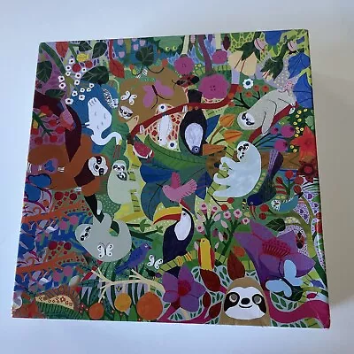 Sloths 1000 Piece Jigsaw Puzzle Multi Coloured  Age 14 + Complete • $10.95