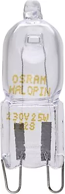 2X OSRAM OVEN HALOPIN 25W G9 HALOGEN CAPSULE BULBWarm White 2700K... • £10.90