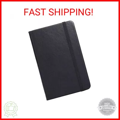 Small Pocket Notebook 3.5  X 5.5  Hardcover Lined Paper Mini Notepad With Black  • $11.40