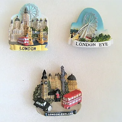 Fridge Magnet London Scenery (3 Different Types) • £3.95