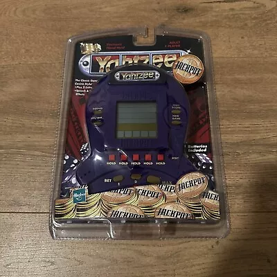 Yahtzee Jackpot Slots Handheld 1999 Classic Casino Game NEW In Packaging Sealed • $68.51