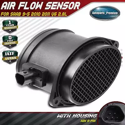 Mass Air Flow Sensor MAF Assembly For Saab 9-5 2010 2011 V6 2.8L Petrol 13261544 • $36.99