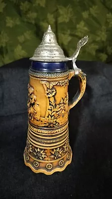 Vintage Musical Beer Stein With Lid • $4.99