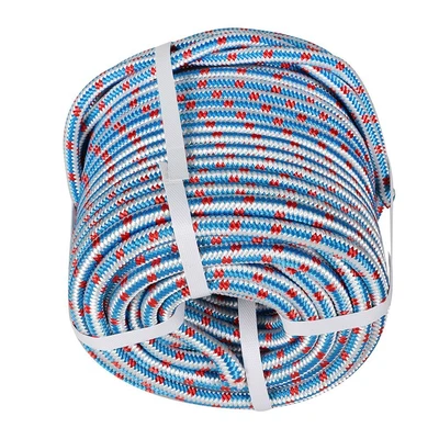 $36.59 • Buy 16 Strand Braided Nylon Core Polyester 1/2  X 100' Arborist Tree Climbing Rope