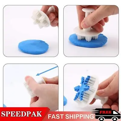 £2.52 • Buy 3PC Snowflake Fondant Cake Cutter Plunger Biscuit Mold SALE Decoration Mold S2X1