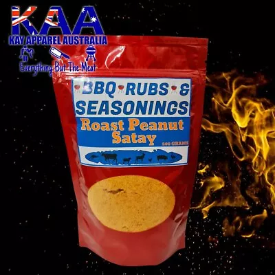 BBQ Rub Roast Peanut Satay BBQ Rubs Sprinkle 200g Smoking American BBQ Hark • $7