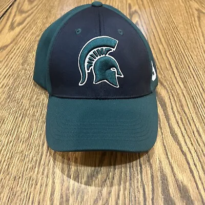 Michigan State Spartans Captivating Headwear Gray & Black Strapback Hat Cap • $13.49