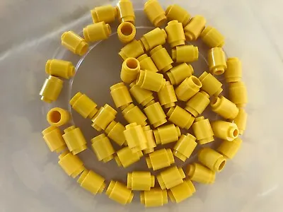 Lego- Brand New #3062b- Yellow-round Brick 1 X 1 Open Stud-50 Pieces • $2.84