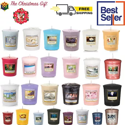 Official Yankee Candle Christmas Votive Sampler Assorted Fragrances Special Gift • £7.99