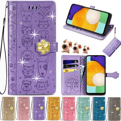 For Huawei Y9 Prime Y5 Y6 Y7 P30 Flip Leather Magnetic Glitter Wallet Case Cover • $16.89