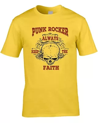 £10.95 • Buy Punk Rock T-Shirt T-Shirt Punk 70's 80's Psychobilly Music Skulls Head