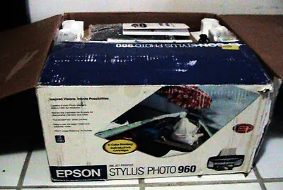 New Open Box Epson Stylus Photo 960 Ink Jet Printer 6 Color Cartridges Bundle • $649.99
