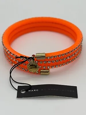 Marc By Marc Jacobs Slinky Fluoro Orange Bracelet - Model M5131109 • $14.99