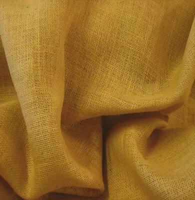 Hessian Wedding Craft Jute Sack Natural Fabric 140cm Wide Free P&P • £5.99