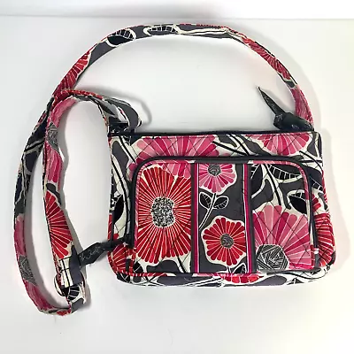 Vera Bradley Crossbody Purse Pink/Red Floral Pattern Credit Card ID Holder • $12