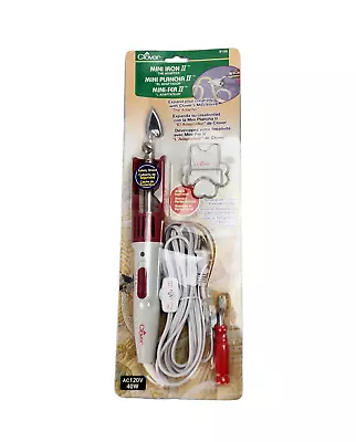 Clover Mini Iron II The Adapter Use For Quilting Sewing Floral Crafting NEW • $29