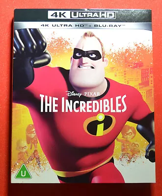 New & Sealed The Incredibles 4K UHD + Blu-ray + Slip Cover • £12.99