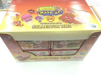 Topps Moshi Monsters Trading Card Game Tin(inc 20 Mesh Up Cards) X 12 Tins • $92.68