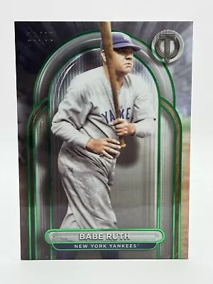 Babe Ruth 2024 Topps Tribute Baseball /99 Green Parallel - New York Yankees • $6.50