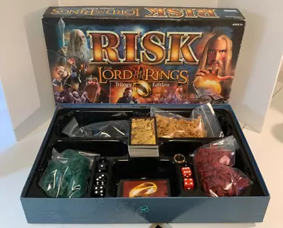 Risk Lord Of The Rings Trilogy Edition Game 2003 Complete Parker Brothers • $25