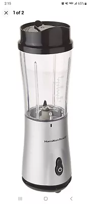 Single-Serve Blender With Travel Lid 14 Oz.Silver 51107C • $19.75