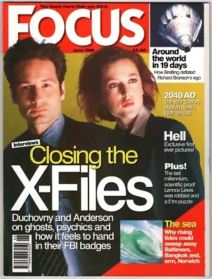 Focus Magazine June 1999. Closing The X-Files. From £1.50* • £1.69
