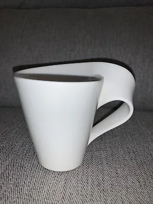 Villeroy & Boch White New Wave Coffee Tea Mug Cup Germany 1748 • $11