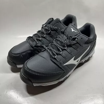 Mizuno 9-Spike Swift 6 Women’s Metal Fastpitch Softball Gray Cleats Size 8.5 • $34.99