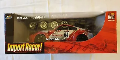 Jada Import Racer 1:18 Nissan 350Z Z33 Nismo Roja Red Diecast JDM Tuner NEW • £150