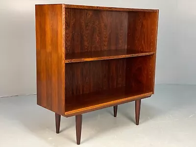 EB6269 Vintage Danish Rosewood Small Bookcase Retro Mid Century 1 Shelf MWOO • £250