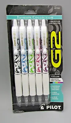 PILOT G2 5 Pack Assorted Colors Fashion Fine 0.7mm Retractable Gel Roller Pens • $8.99