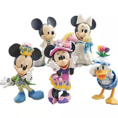 5pcs Disney Studio Mickey Mouse Clubhouse Minnie Donald Figure Toys Cake Toppers • £14.99