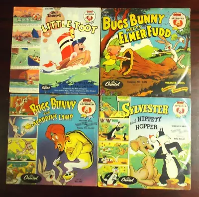 4X Capitol Mel Blanc Loony Tunes  Covers Only  10  Record  78 RPM • $24.90