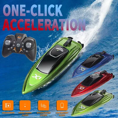 2.4G Remote Control Boat Electric Speedboat High Speed Boat Toys For Adults Kids • $19.96