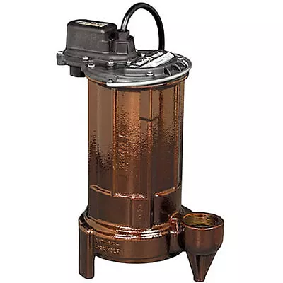 Liberty Pumps 290 - 3/4 HP Cast Iron Sump/Effluent Pump (Non-Automatic) • $399