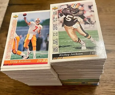 1993 Upper Deck Football Cards 1-250 (NM) - You Pick - Complete Your Set • $0.99