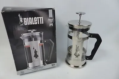 £12 • Buy Bialetti Preziosa French Coffee Press Silver 8 Cups