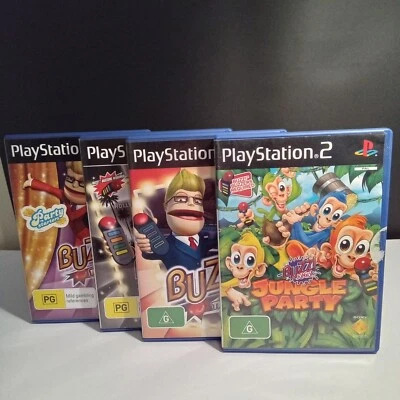 $20 • Buy Buzz Game Bundle (4 × Games) (p2) (pal) (like New)