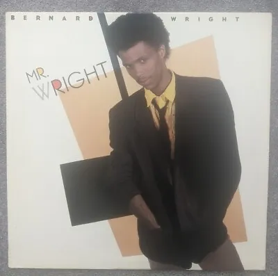 Bernard Mr. Wright Vinyl Record LP Manhattan Records 1985 ST 53014 Funk Soul HTF • $25