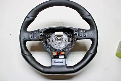 2005-2009 Vw Mk5 Golf Gti Leather Steering Wheel Flat Bottom Paddle Shift • $170.05