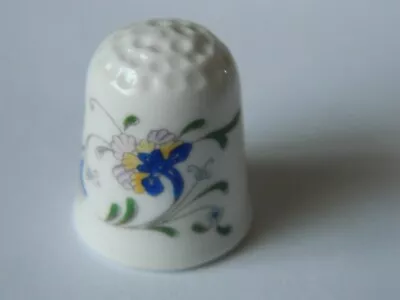 Coalport China Thimble.:This Is The 'Pageant' Floral Design • £3.50