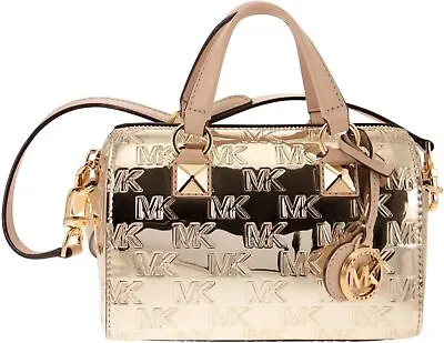 Michael Kors Grayson-Sm Duffle Xbody 740-Pale Gold OS • $258